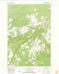 Borea 1954 topographic map thumbnail