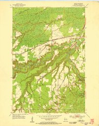 Borea 1954 topographic map thumbnail