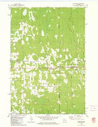 Brantwood 1979 topographic map thumbnail