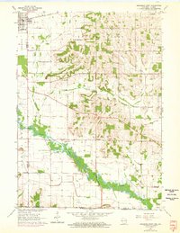 Brodhead East 1962 topographic map thumbnail