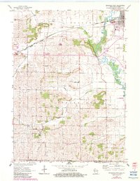 Brodhead West 1962 topographic map thumbnail