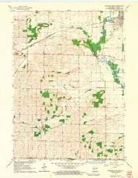 Brodhead West 1962 topographic map thumbnail
