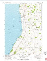 Brothertown 1974 topographic map thumbnail