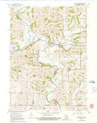 Browntown 1962 topographic map thumbnail