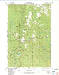 Brule 1984 topographic map thumbnail