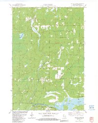 Buckety Creek 1982 topographic map thumbnail