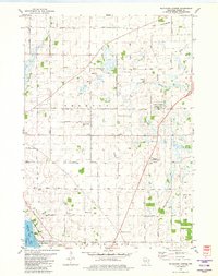 Buckhorn Corner 1980 topographic map thumbnail