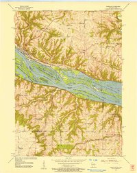 Cassville 1955 topographic map thumbnail