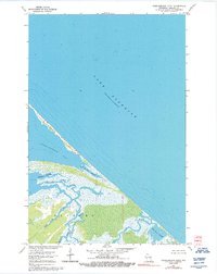 Chequamegon Point 1964 topographic map thumbnail