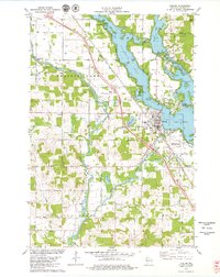 Chetek 1978 topographic map thumbnail
