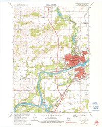 Chippewa Falls 1972 topographic map thumbnail
