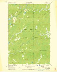 Clam Lake SW 1971 topographic map thumbnail