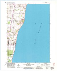 Cleveland East 1954 topographic map thumbnail