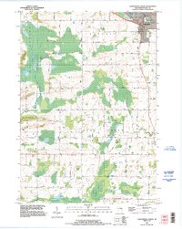 Clintonville South 1993 topographic map thumbnail
