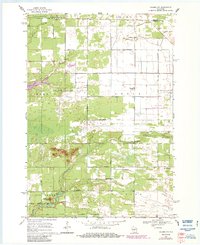 Coloma NW 1968 topographic map thumbnail