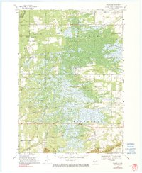 Coloma SW 1968 topographic map thumbnail