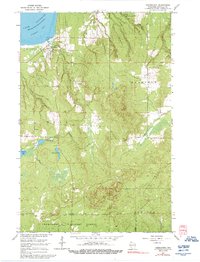 Cornucopia 1964 topographic map thumbnail