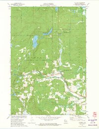 Couderay 1971 topographic map thumbnail