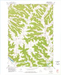 Cream 1974 topographic map thumbnail