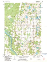 Cushing 1983 topographic map thumbnail