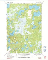 Dam Lake 1970 topographic map thumbnail