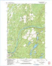 Danbury East 1983 topographic map thumbnail