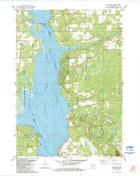 Dellwood 1983 topographic map thumbnail