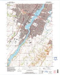 De Pere 1992 topographic map thumbnail