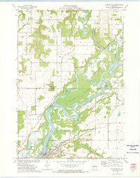 Durand North 1972 topographic map thumbnail