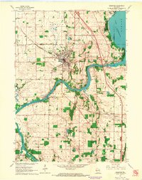 Edgerton 1961 topographic map thumbnail