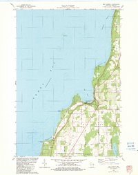 Egg Harbor 1982 topographic map thumbnail