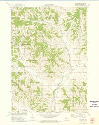Elk Creek 1973 topographic map thumbnail