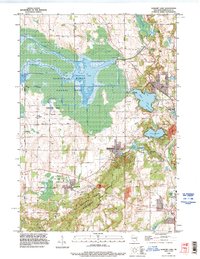 Elkhart Lake 1992 topographic map thumbnail