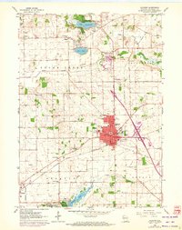 Elkhorn 1960 topographic map thumbnail