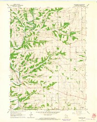 Ellenboro 1962 topographic map thumbnail