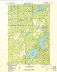 Ellison Lake 1984 topographic map thumbnail