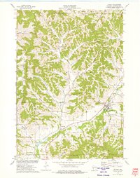 Ettrick 1973 topographic map thumbnail