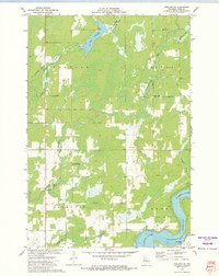 Exeland SE 1972 topographic map thumbnail