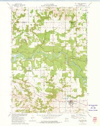 Fall Creek 1972 topographic map thumbnail