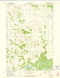 Falls City 1972 topographic map thumbnail