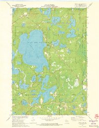 Fence Lake 1971 topographic map thumbnail