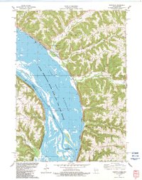 Ferryville 1983 topographic map thumbnail