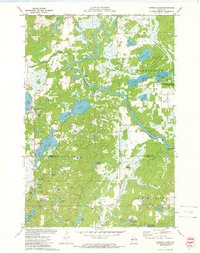 Fireside Lakes 1972 topographic map thumbnail