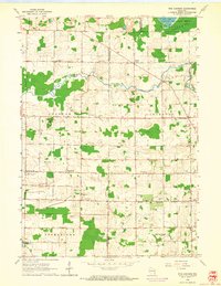 Five Corners 1959 topographic map thumbnail