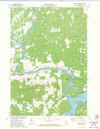 Flambeau Ridge 1971 topographic map thumbnail