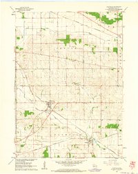 Footville 1962 topographic map thumbnail