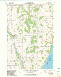 Forestville 1982 topographic map thumbnail