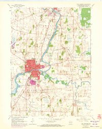 Fort Atkinson 1961 topographic map thumbnail