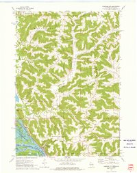 Fountain City 1972 topographic map thumbnail