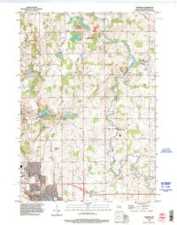 Franklin 1992 topographic map thumbnail